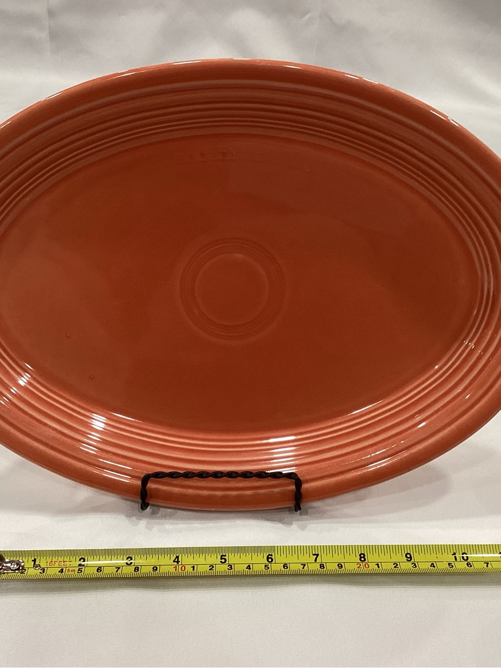 Fiesta Orange Oval Serving Platter